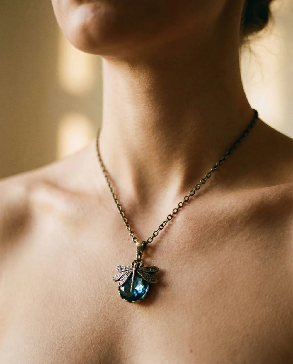 Colar Libélula Vintage